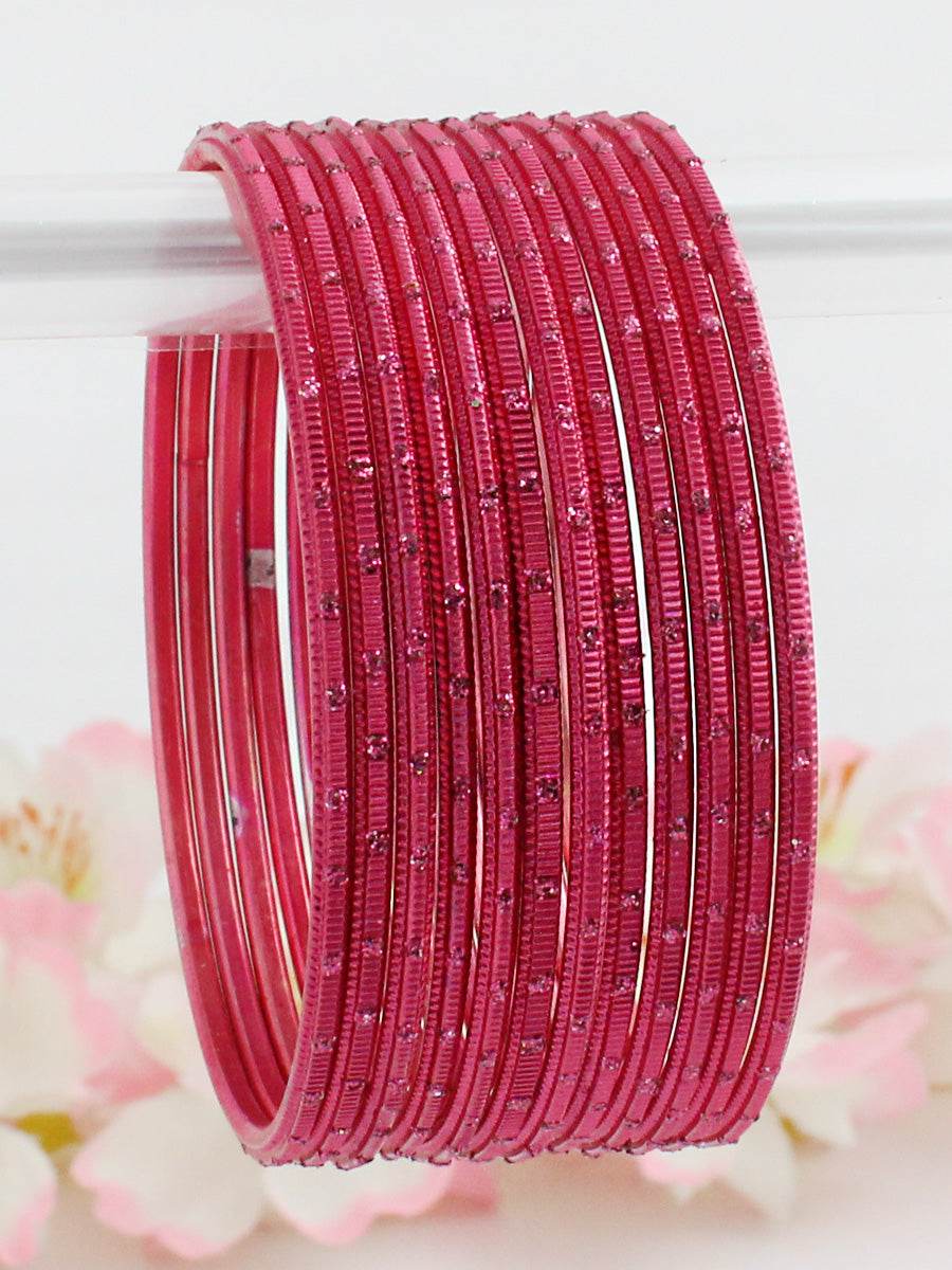 Pia Bangle Set Pink Bangles T4 Jewels