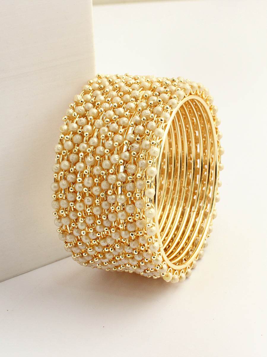 Urvi Bangle Set Gold Bangles T4 Jewels