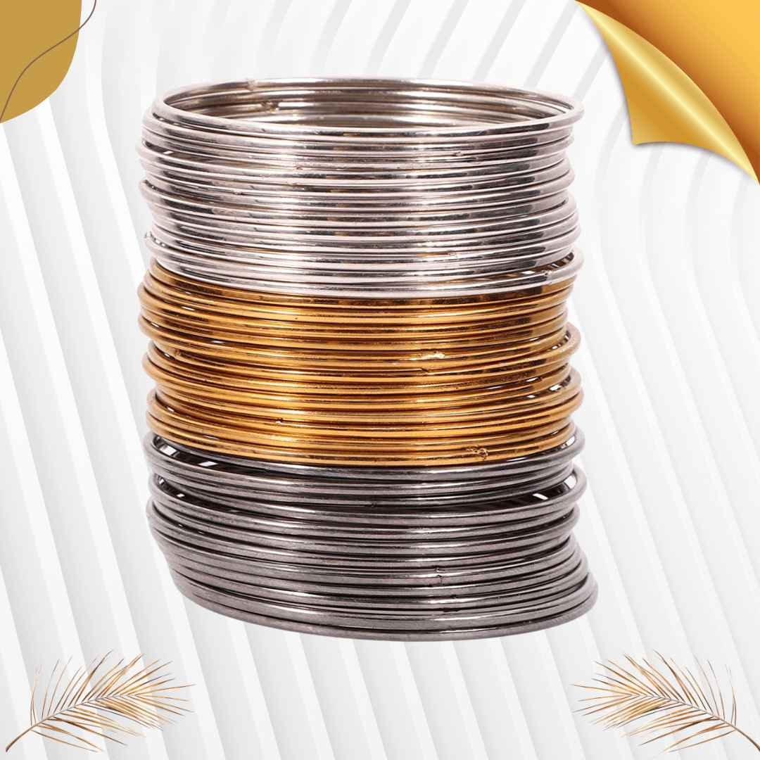 T4 Jewels Oxidized Bangles Set (Pack Of 36). Oxidized T4 Jewels