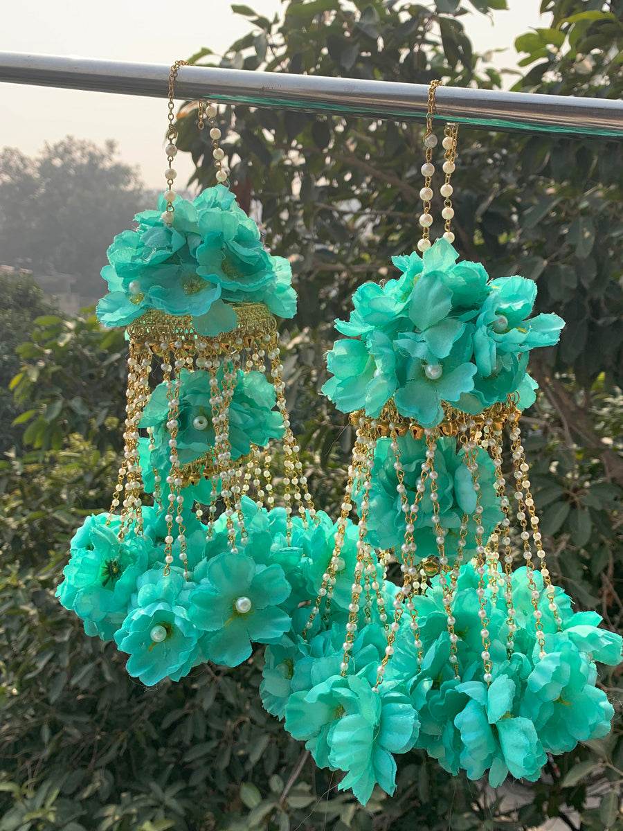 Henna Floral Kaleeray Mint Green Kaleeray T4 Jewels
