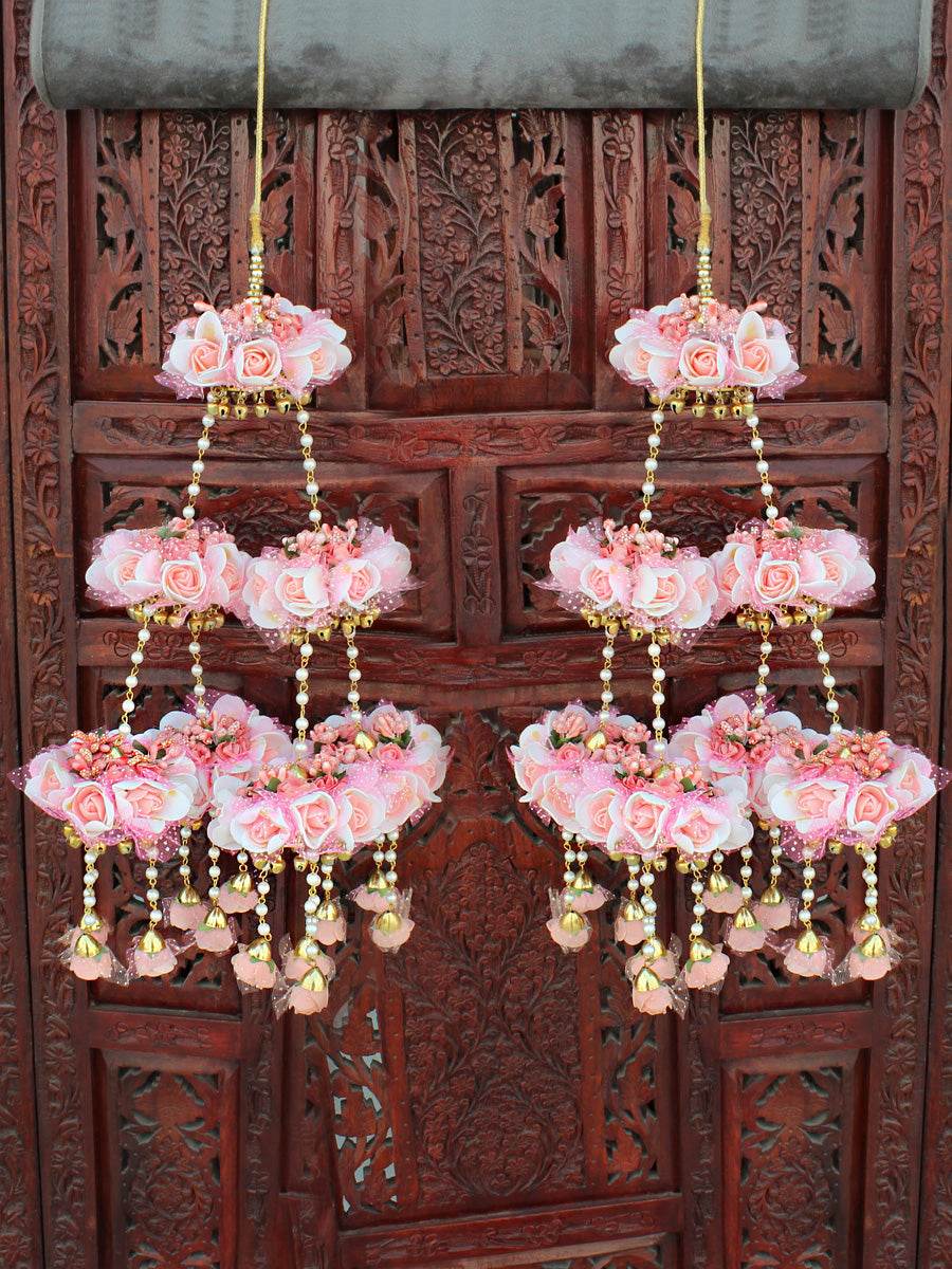 Gul Floral Kaleeray Peach Kaleeray T4 Jewels