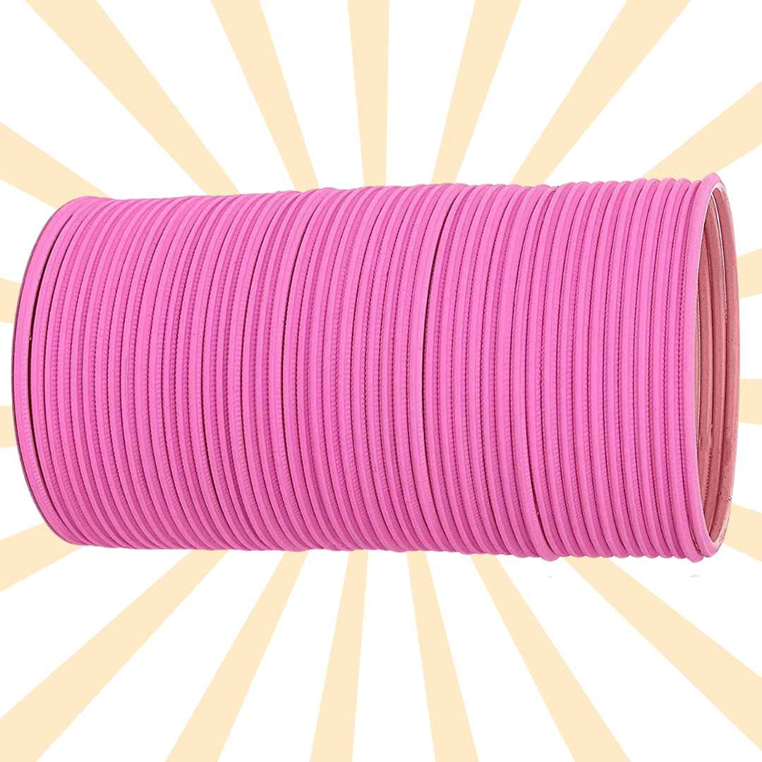 T4 Jewels Matte Desighn Neon Colour Branded Bangles Set For Women And Girls - (Pack Of 48 Bangles) - BD Metal Bangles T4 Jewels