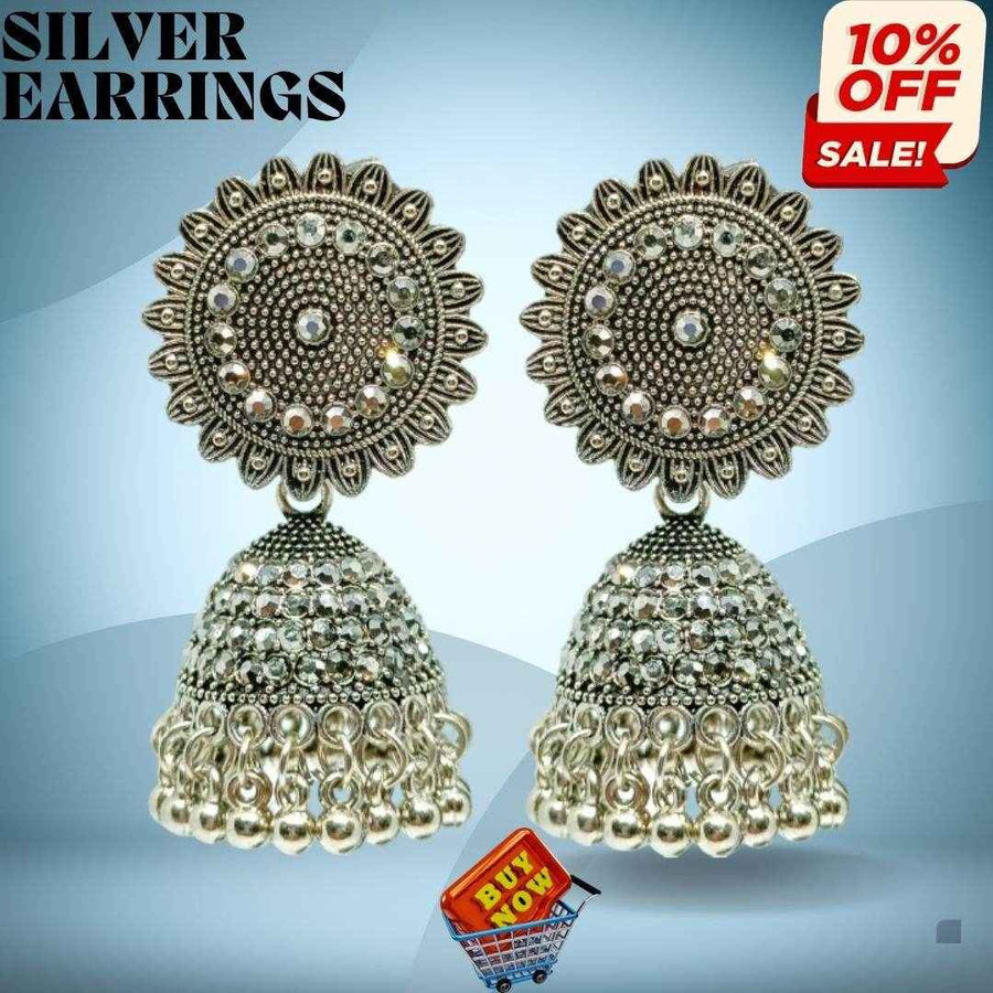 T4 Jewels Silver Color Adjustable Earring