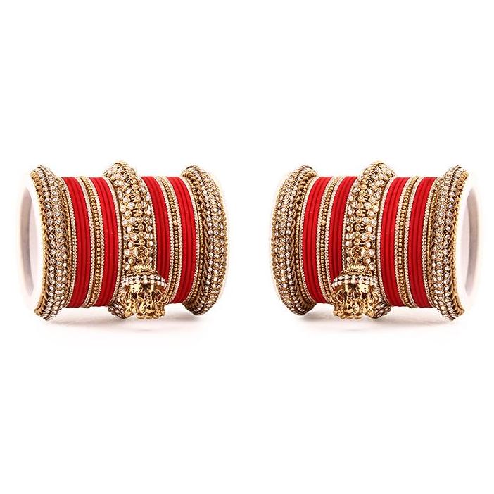 Set of 2 Traditional Jhumki Bangle Set