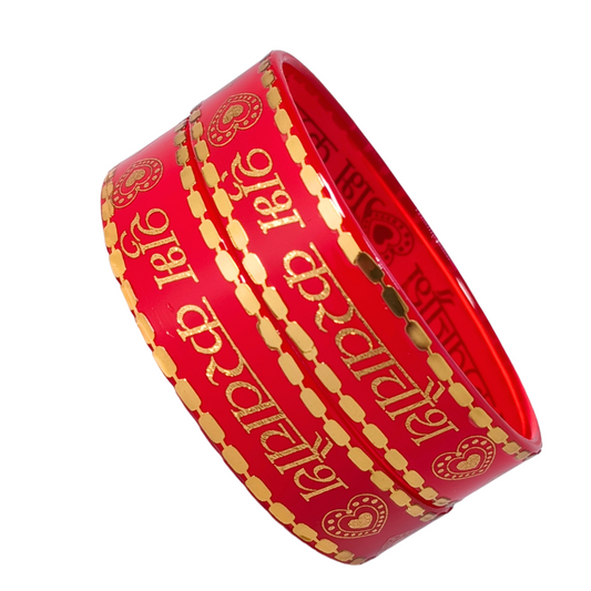 karwachauth bangles, red color bangles