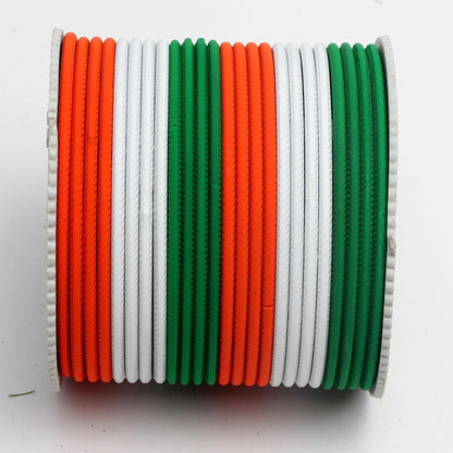 T4 Jewels Matte Tricolor Bangle Set (Pack Of 24)