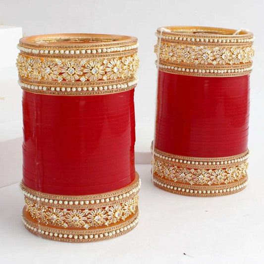 red chuda ;; red color chuda ;; ad chuda ;; red bridal chuda ;; bridal chuda ;; red chura ;;red color chura