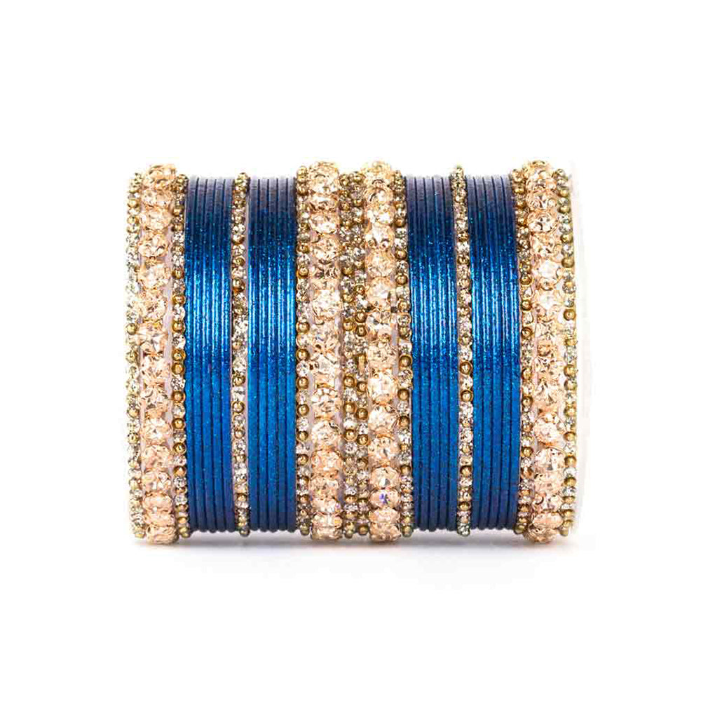 Beautiful Shimmering Brass Bangle Set