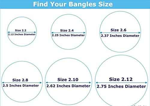 T4 Jewels Plane Matte Dotted Design Metal Bangles Set - (Set Of 24) T4 Jewels