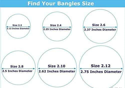 T4 Jewels Plane Matte Dotted Design Metal Bangles Set - (Set Of 24) T4 Jewels