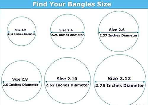 T4 Jewels Traditional Metal Bangle Set For Women And Girls - (Set Of 2) - LSET All Bangle Sets T4 Jewels