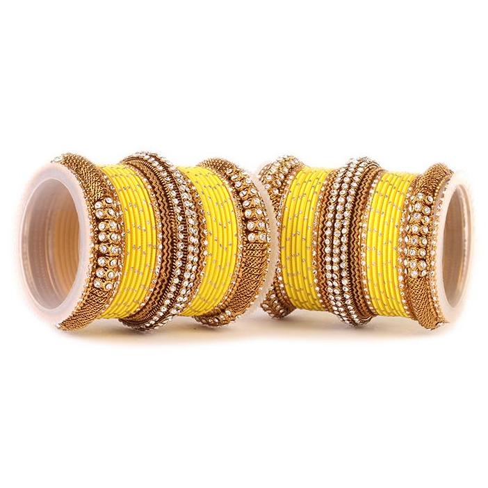 Set of 2 Bridal Jaali Work Bangle Set