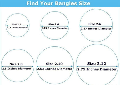 T4 Jewels Traditional Metal Bangle Set For Women And Girls - (Set Of 2) - LSET All Bangle Sets T4 Jewels