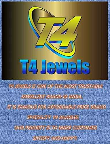 T4 Jewels Traditional Metal Bangle Set For Women And Girls - (Set Of 2) - LSET All Bangle Sets T4 Jewels