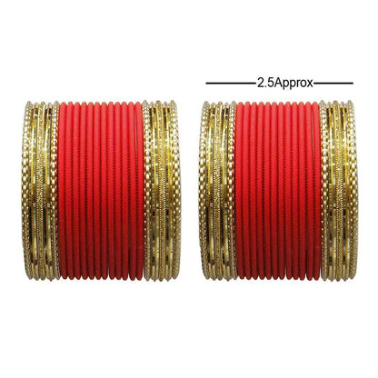 T4 Jewels Multicolours Matte Finish Designer And Beautiful Metal Bangles Set For Girls And Women T4 Jewels