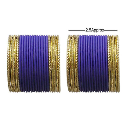 T4 Jewels Multicolours Matte Finish Designer And Beautiful Metal Bangles Set For Girls And Women T4 Jewels