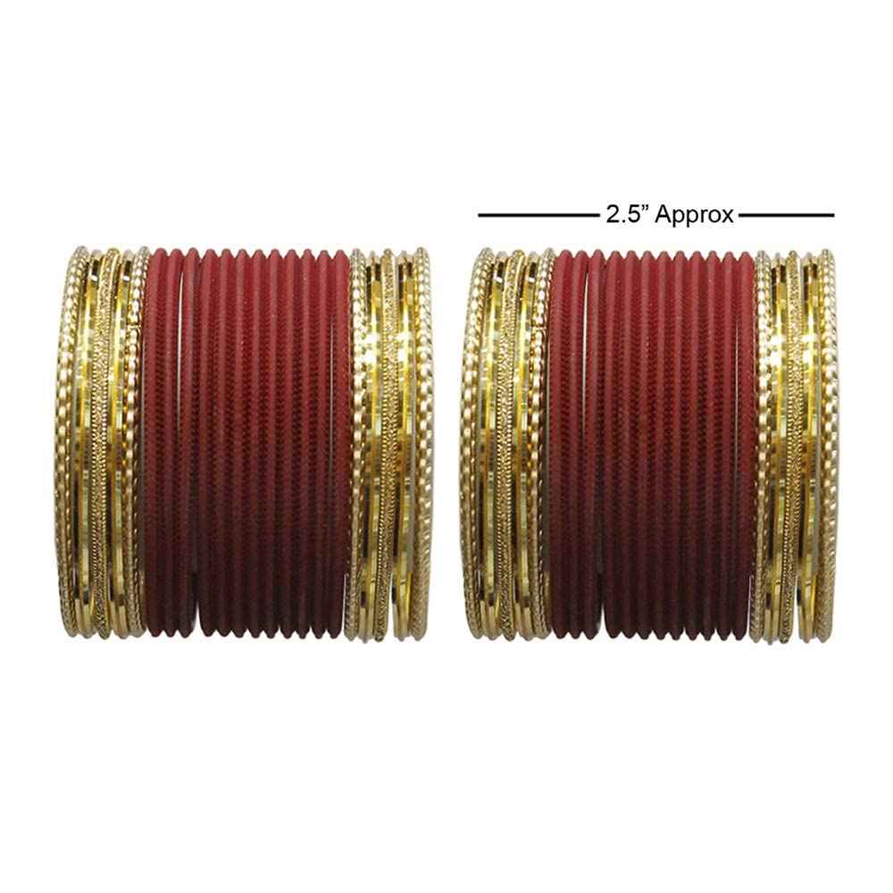 T4 Jewels Multicolours Matte Finish Designer And Beautiful Metal Bangles Set For Girls And Women T4 Jewels