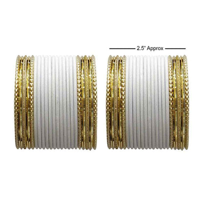 T4 Jewels Multicolours Matte Finish Designer And Beautiful Metal Bangles Set For Girls And Women T4 Jewels