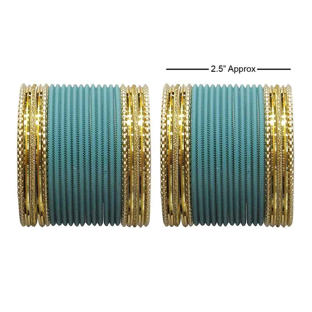 T4 Jewels Multicolours Matte Finish Designer And Beautiful Metal Bangles Set For Girls And Women T4 Jewels