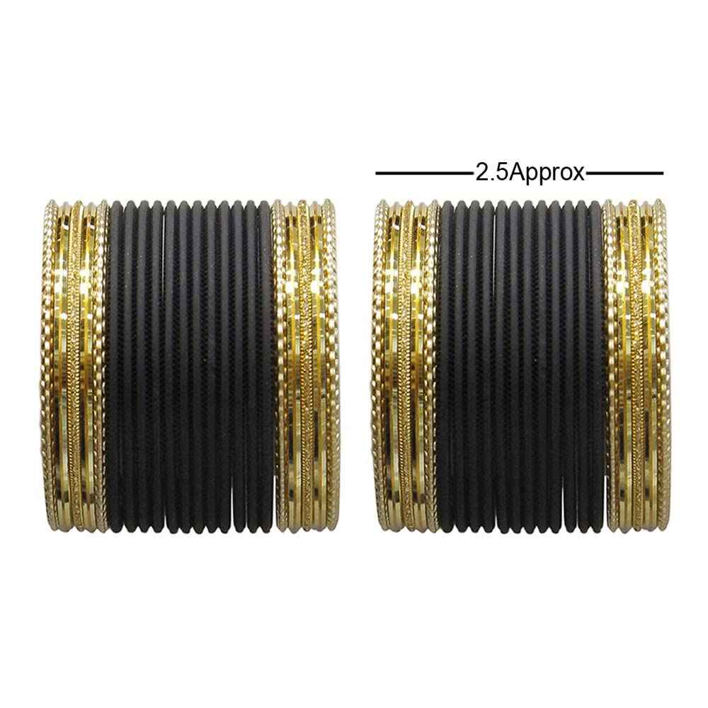 T4 Jewels Multicolours Matte Finish Designer And Beautiful Metal Bangles Set For Girls And Women T4 Jewels