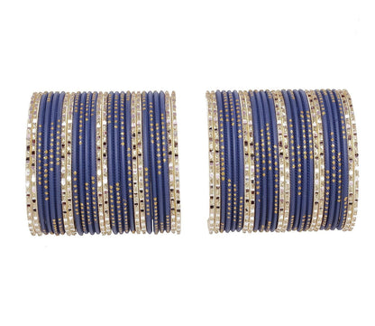 T4 Jewels Matte Finish Beautiful & Elegant Gold Designer Fashion Jewellery Metal Bangles Set For Women & Girls T4 Jewels