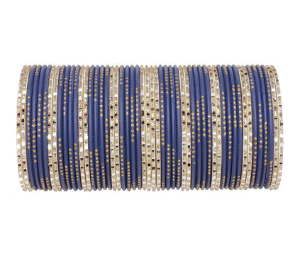 T4 Jewels Matte Finish Beautiful & Elegant Gold Designer Fashion Jewellery Metal Bangles Set For Women & Girls T4 Jewels