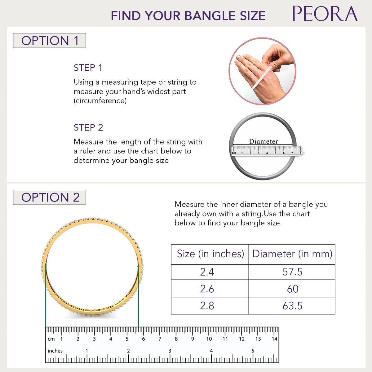 Peora Traditional Antique Look Oxidised Gold Plated Bangle Set for Women and Girls T4 Jewels
