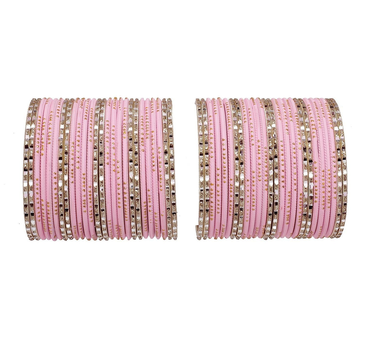 T4 Jewels Matte Finish Beautiful & Elegant Gold Designer Fashion Jewellery Metal Bangles Set For Women & Girls T4 Jewels