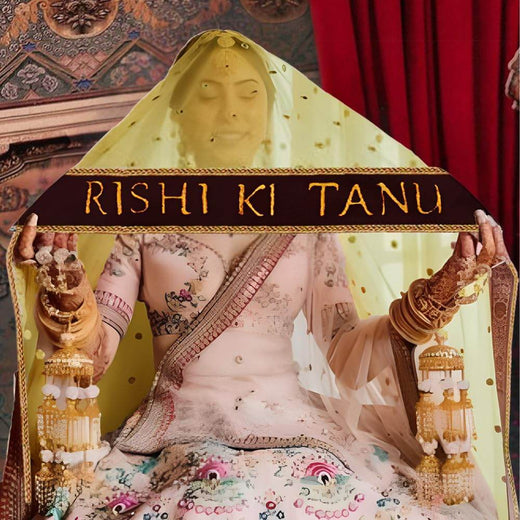 कस्टमाइज्ड नाम ब्राइडल नेट दुपट्टा, शादी के दिन, विवाह, विशेष अवसर के लिए चुन्नी - 2.5 मीटर 