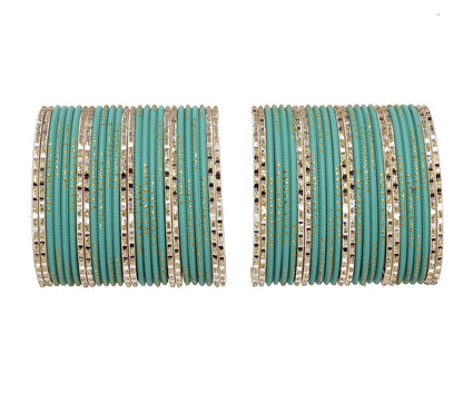 T4 Jewels Matte Finish Beautiful & Elegant Gold Designer Fashion Jewellery Metal Bangles Set For Women & Girls T4 Jewels