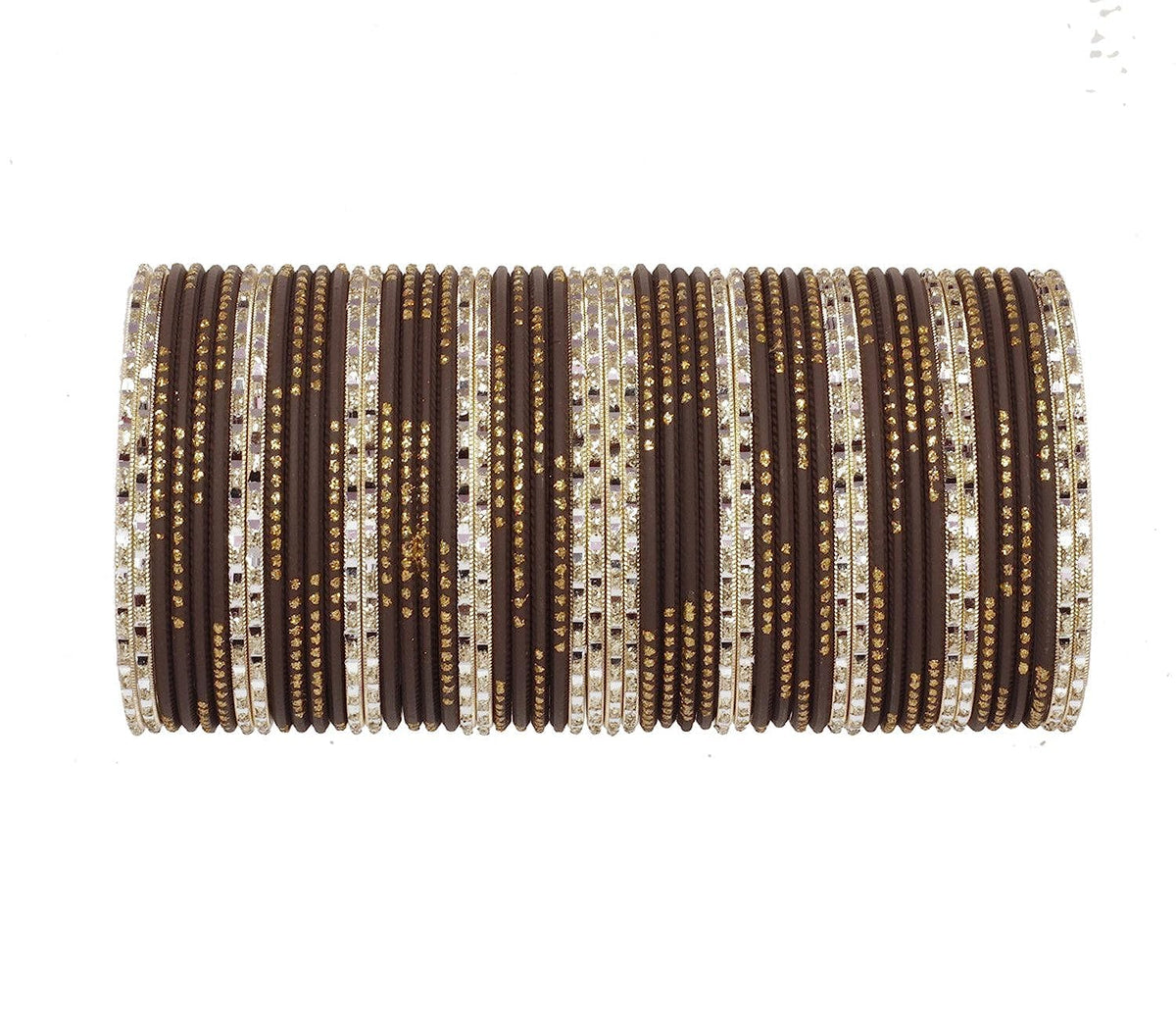 T4 Jewels Matte Finish Beautiful & Elegant Gold Designer Fashion Jewellery Metal Bangles Set For Women & Girls T4 Jewels