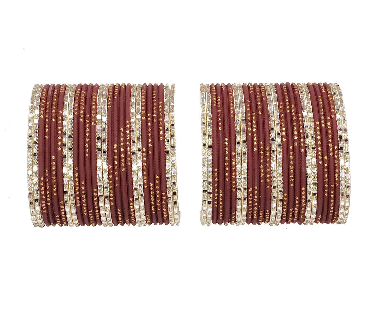 T4 Jewels Matte Finish Beautiful & Elegant Gold Designer Fashion Jewellery Metal Bangles Set For Women & Girls T4 Jewels
