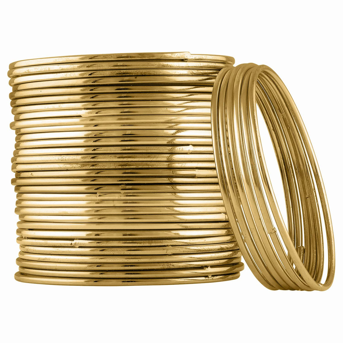 Peora Traditional Antique Look Oxidised Gold Plated Bangle Set for Women and Girls T4 Jewels