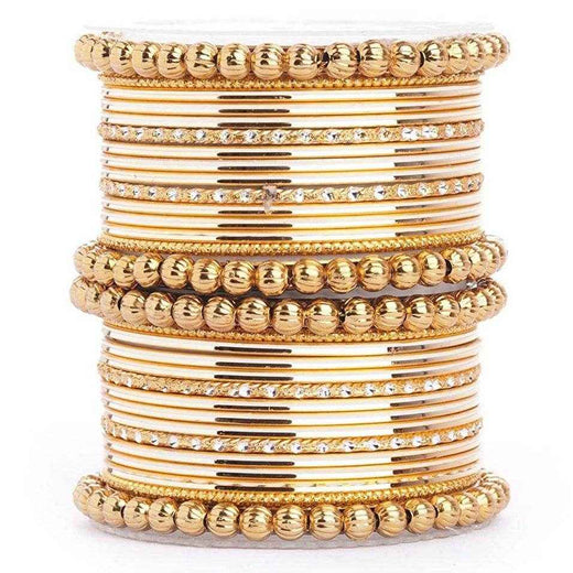 T4 Jewels Glossy Metal Bangles Set.