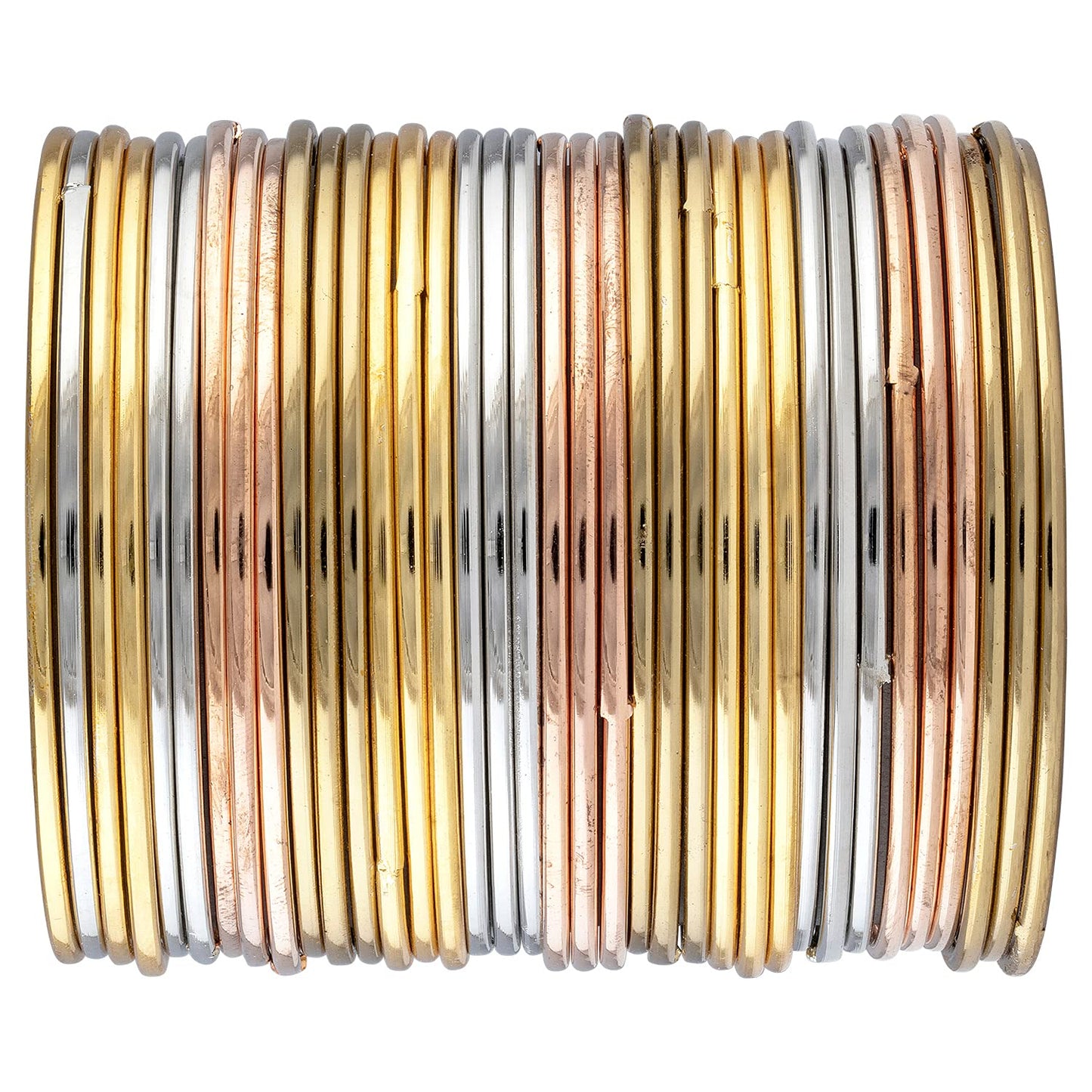 Peora Traditional Antique Look Oxidised Gold Plated Bangle Set for Women and Girls T4 Jewels