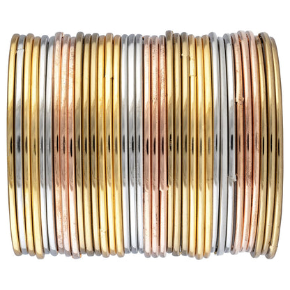 Peora Traditional Antique Look Oxidised Gold Plated Bangle Set for Women and Girls T4 Jewels