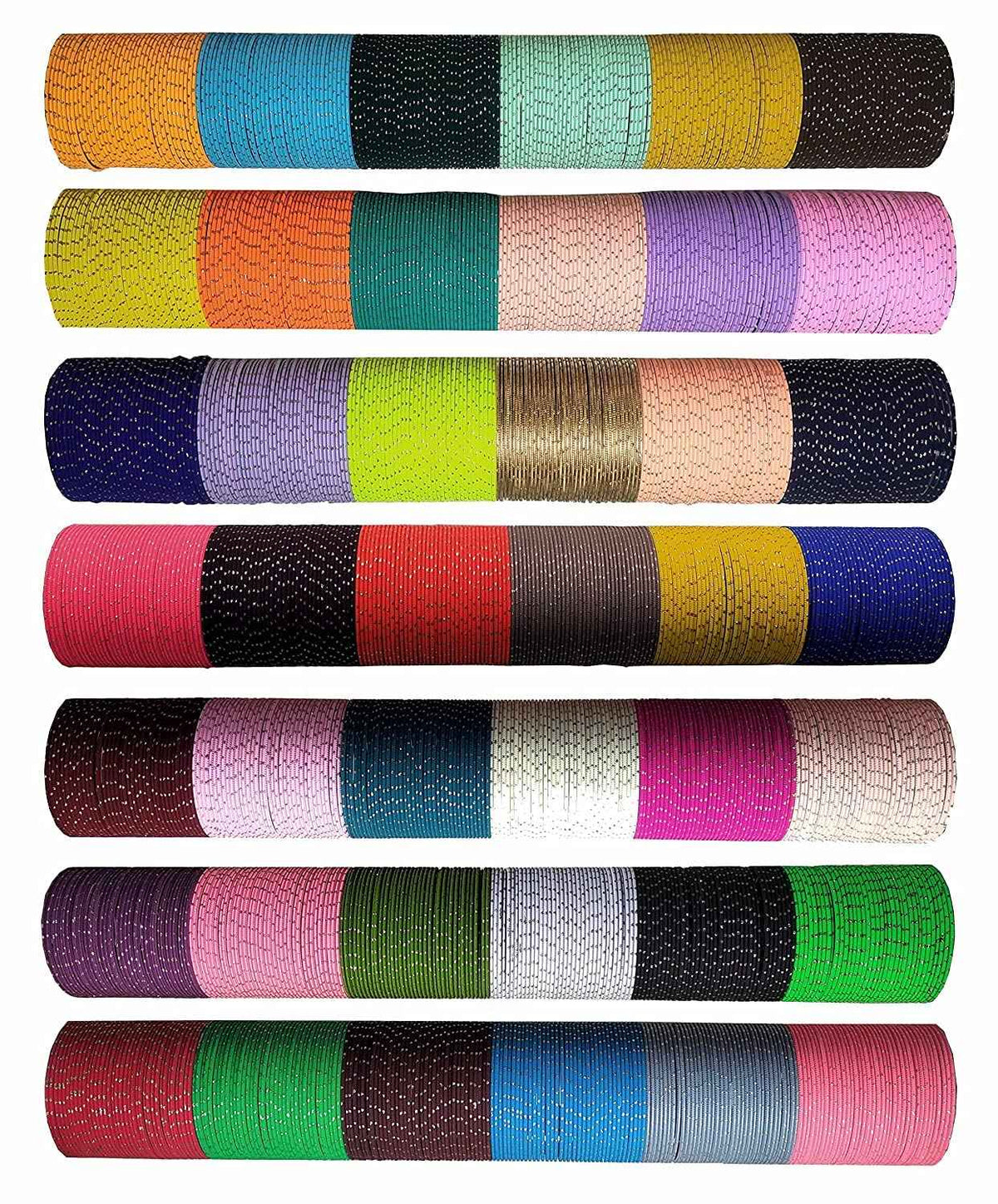 T4 Jewels (2.10 Large & 2.12 Extra Large Size Multicolour Premium Beautiful Glossy Alloy Base Metal Crystal Branded Bangles Set For Women & Girls_ Multicolour Multi-Colour - A5 2.12 Inches Metal Bangles T4 Jewels