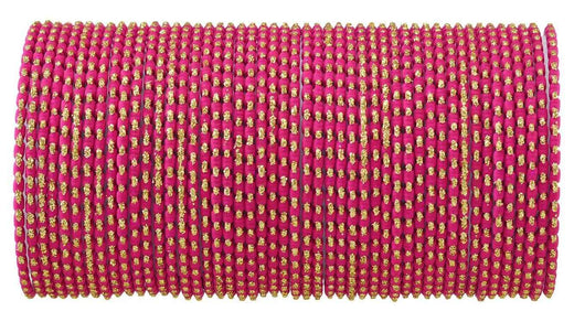 T4 Jewels (2.10 & 2.12 Size Designer & Beautiful Metal Bangle Set For Women & Girls - (Set Of 48)_Available In Large Sizes.