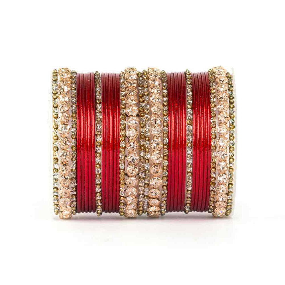 Beautiful Shimmering Brass Bangle Set