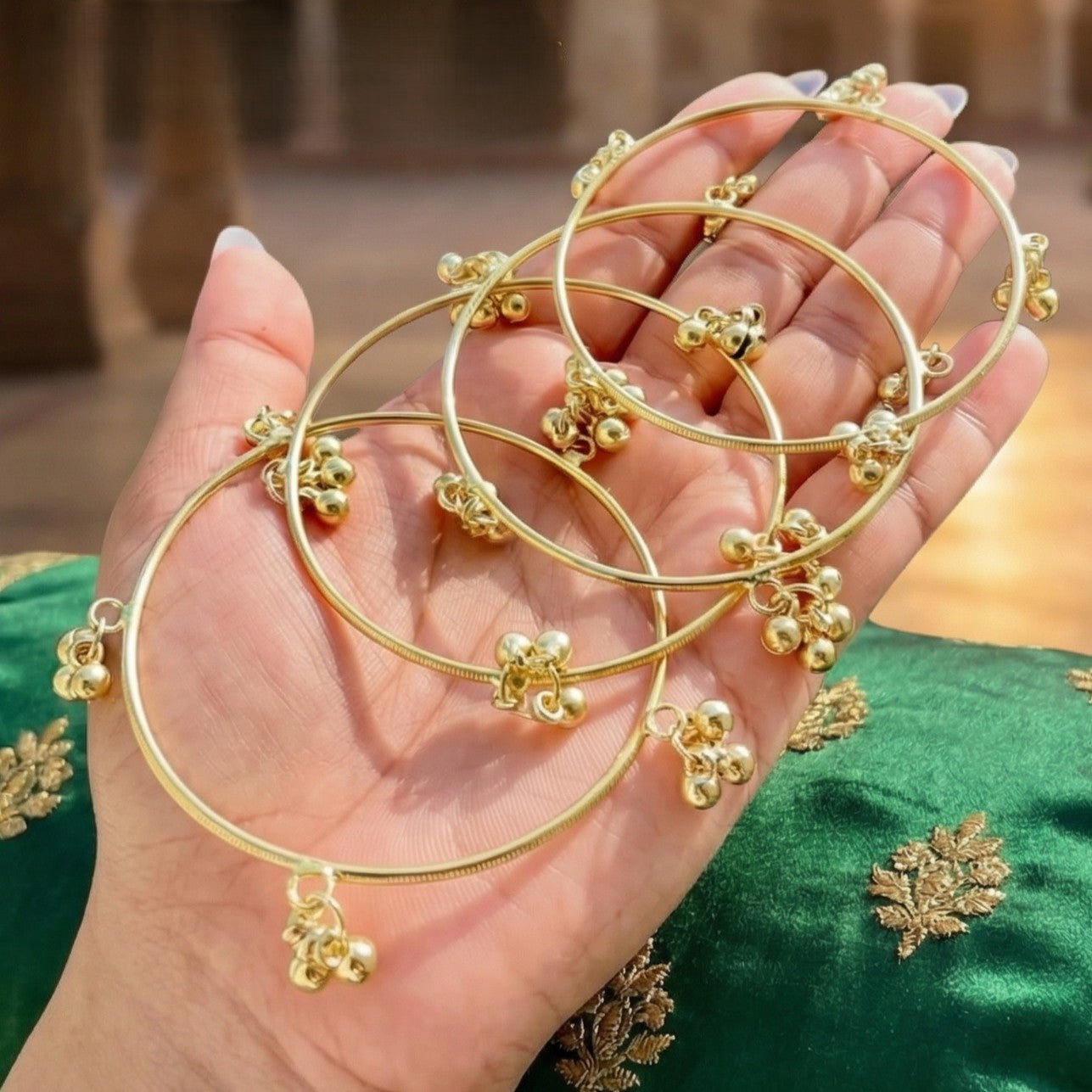 T4 Jewels Trending Ghungroo Bangles For Beautiful Girls