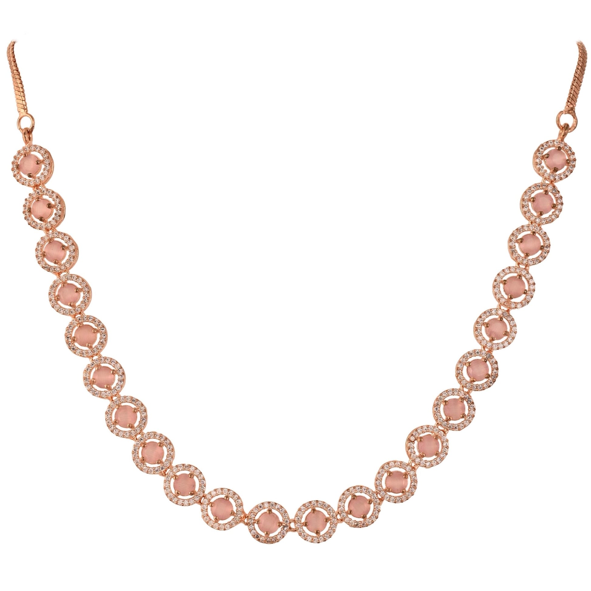 Luxury at its Best: Handcrafted CZ Necklace Set for Women T4 Jewels