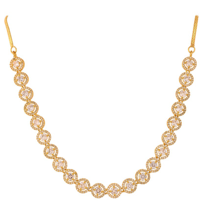 Flaunt Your Style with this Handcrafted CZ Necklace Set T4 Jewels