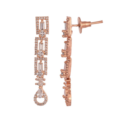 Refined CZ Necklace Set: Exquisite and Elegant Jewelry for Women T4 Jewels