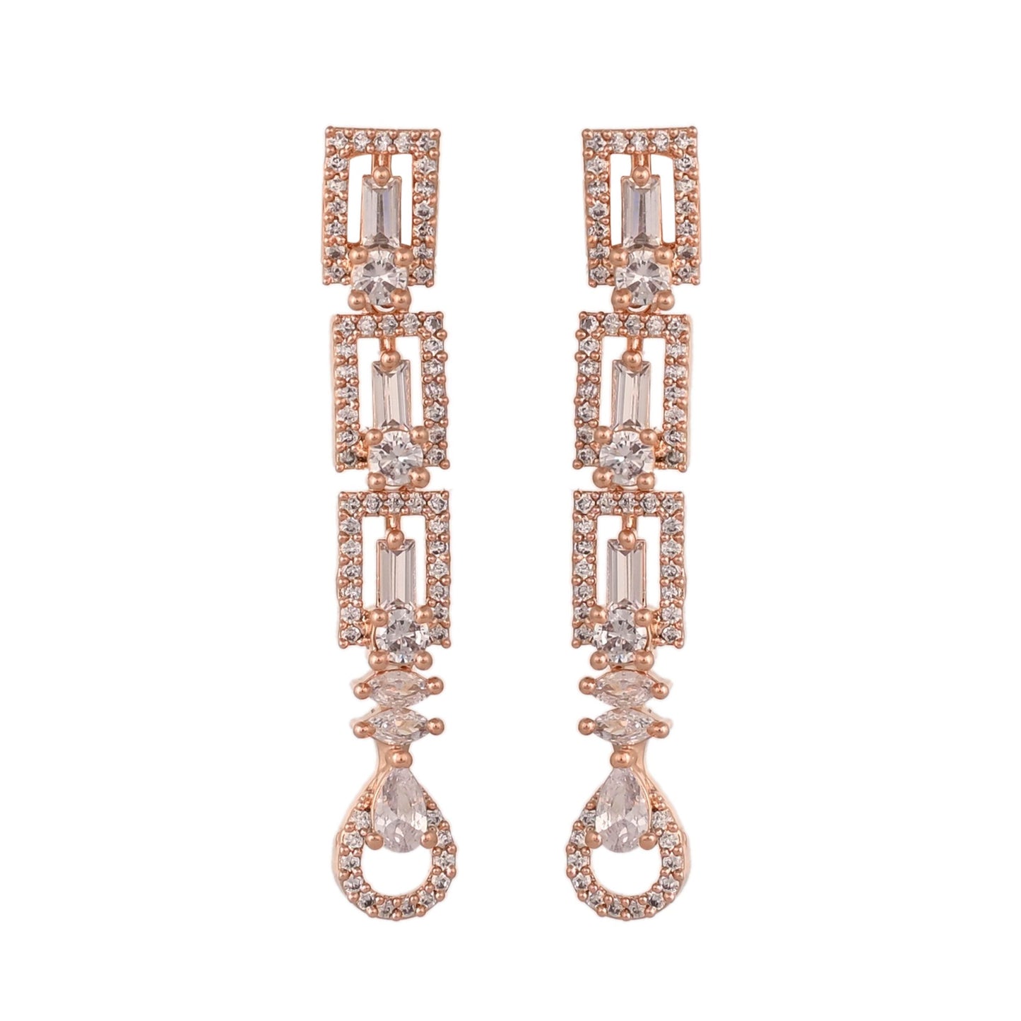 Refined CZ Necklace Set: Exquisite and Elegant Jewelry for Women T4 Jewels