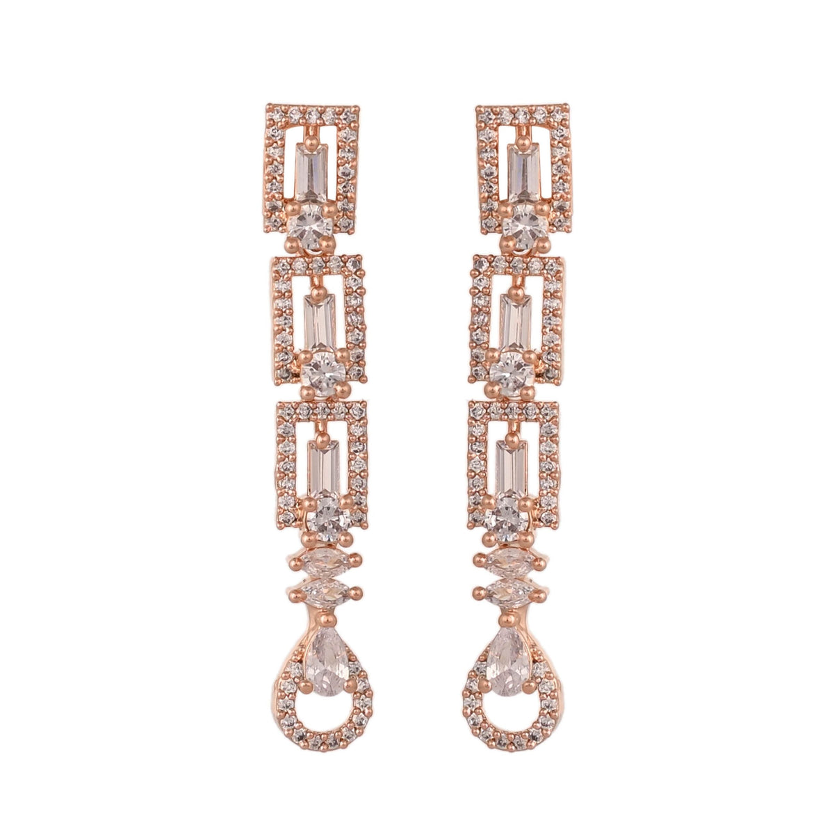 Refined CZ Necklace Set: Exquisite and Elegant Jewelry for Women T4 Jewels