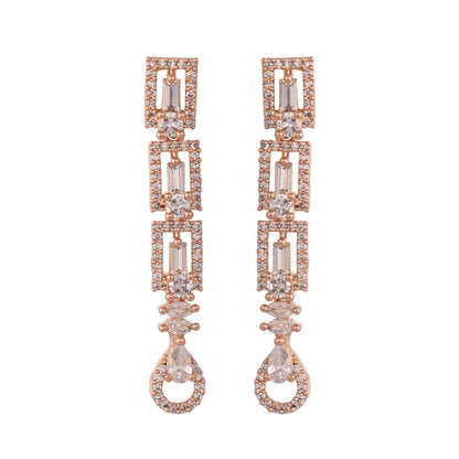 Refined CZ Necklace Set: Exquisite and Elegant Jewelry for Women T4 Jewels