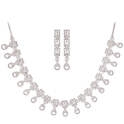 Stunning CZ Necklace Set: Luxury and Splendid Jewelry for Women T4 Jewels