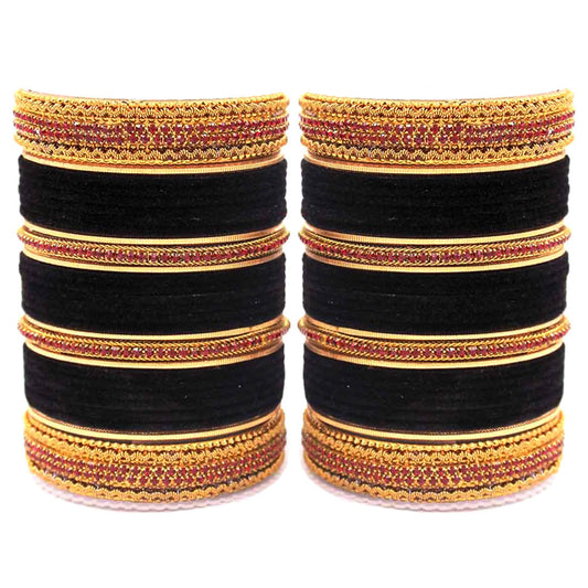 Traditional Brass based Bangle set by T4 Jewels for Both Hands