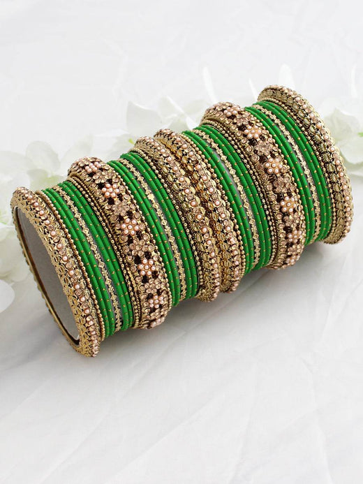 Mauli Bangle Set (Golden)