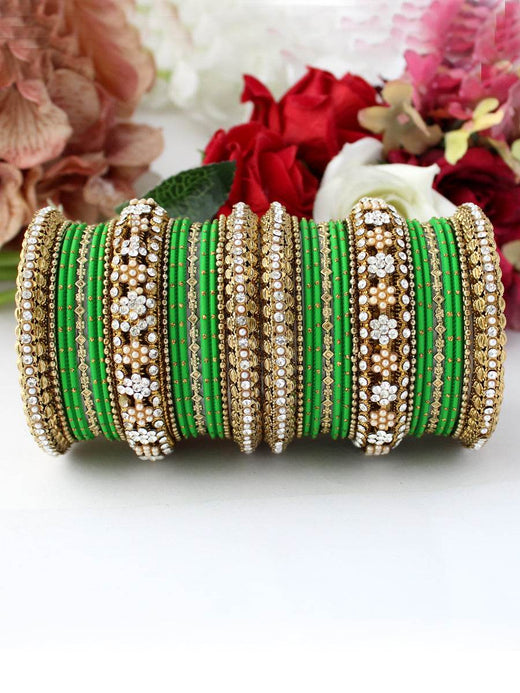 Mauli Bangle Set (White)